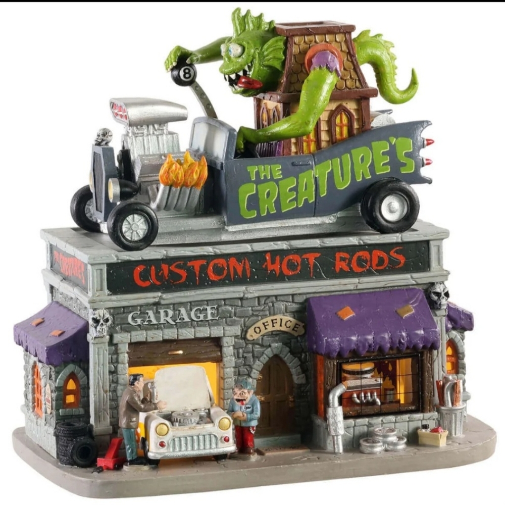 Lemax Spooky Town Creatures Custom Hot Rods